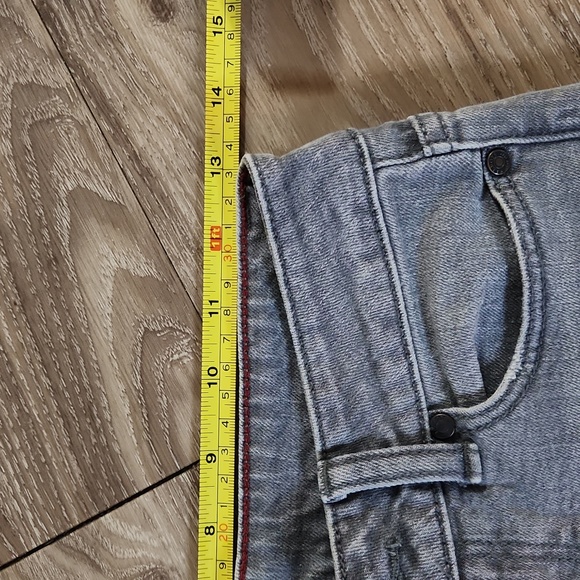 Signature Gray Denim Mid-Rise Stretch Ankle Length Jeans Women's 2 - Picture 10 of 14